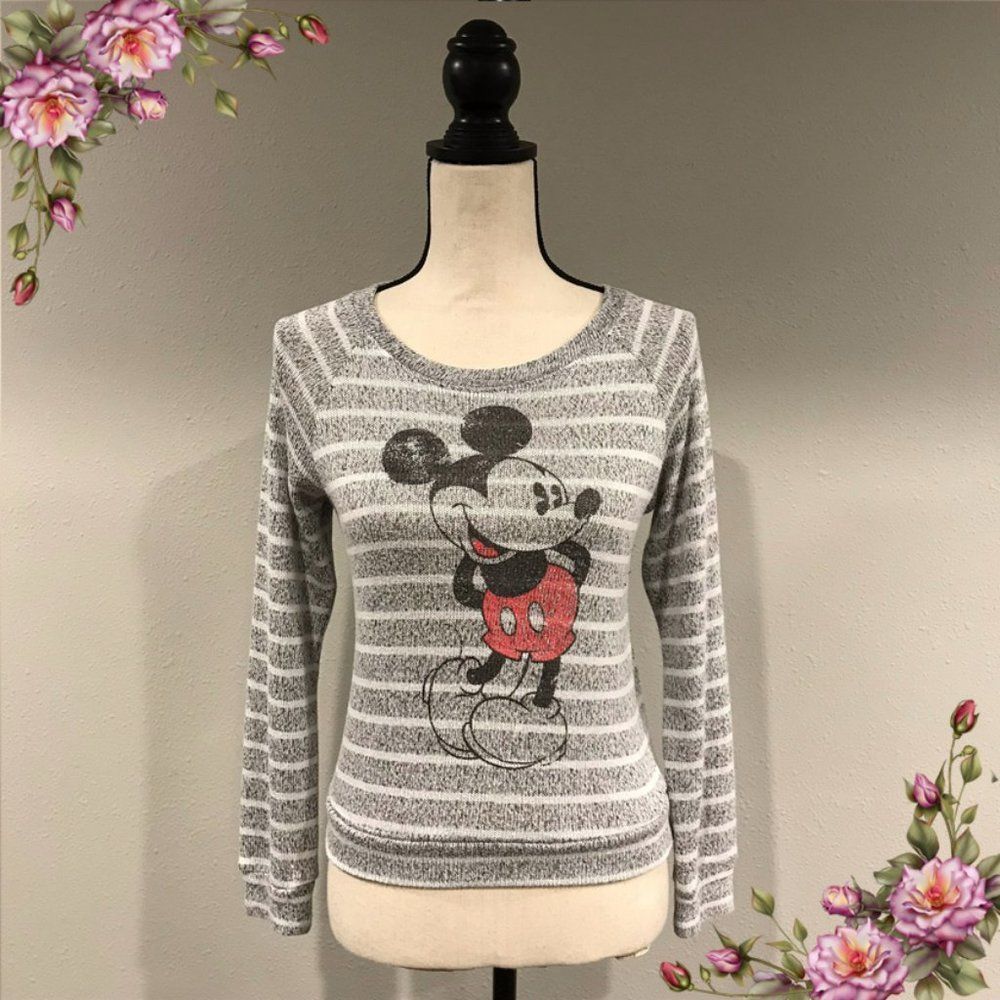 🌺 3/25$ Disney striped Mickey Mouse top